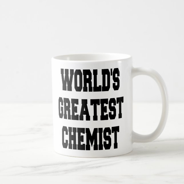 Weltbester Chemist Kaffeetasse (Rechts)