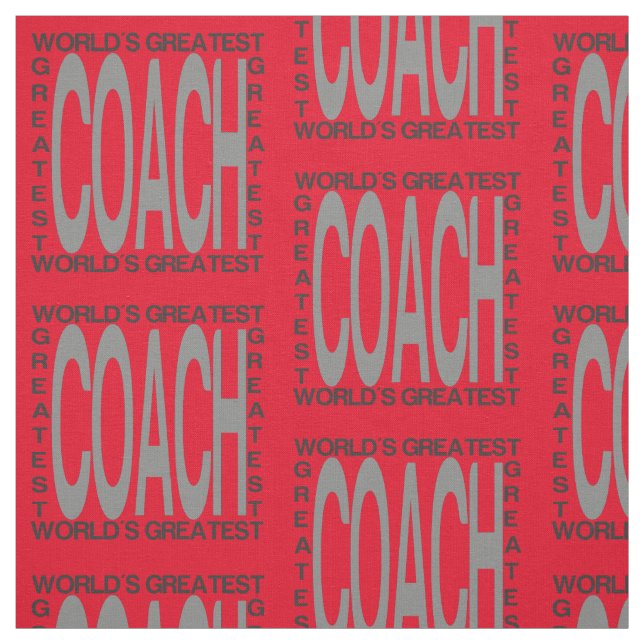 Weltbester Coach Stoff (Muster)