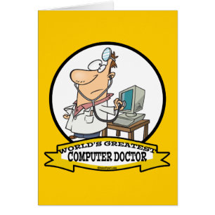 WELTBESTER COMPUTERARZT CARTOON