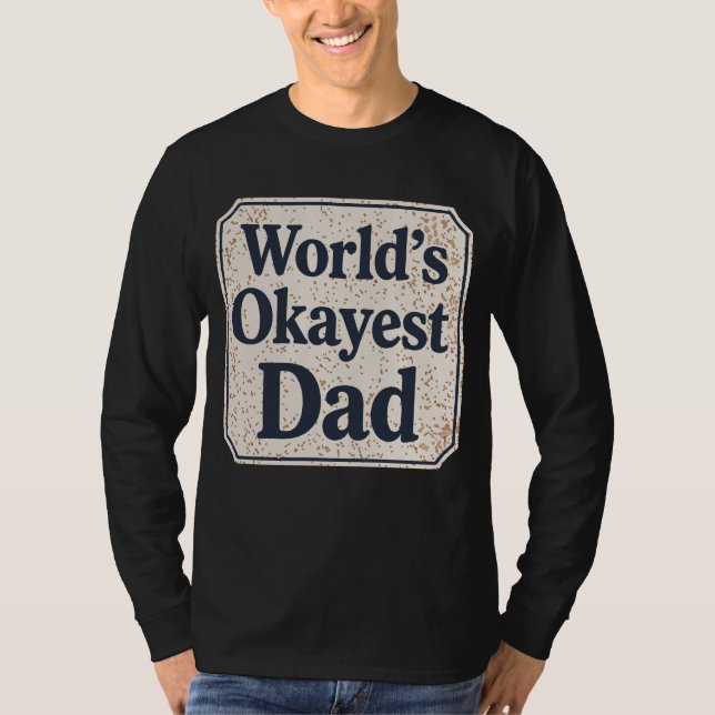 Weltbester Durchschnittspapa T-Shirt (Vorderseite)