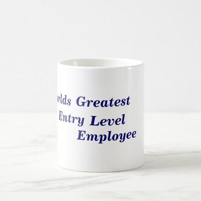 Weltbester Eingangsstufe-Angestellter Kaffeetasse (Mittel)