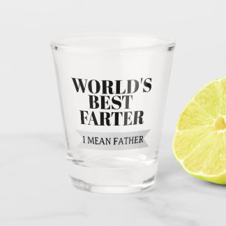 Weltbester Furzer, ich meine Vater, lustiger Papa Schnapsglas