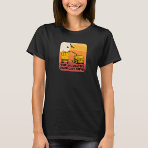 Weltbester Getreidewagenfahrer Fun Farming 2 T-Shirt