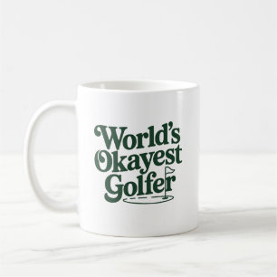 Weltbester Golfspieler Retro-Golf-Humor Kaffeetasse