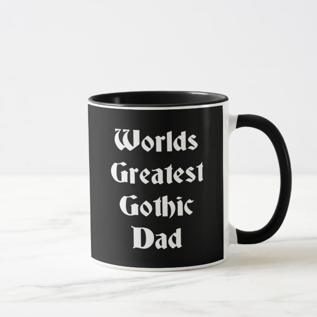 Weltbester gotischer Vater Tasse (Rechts)