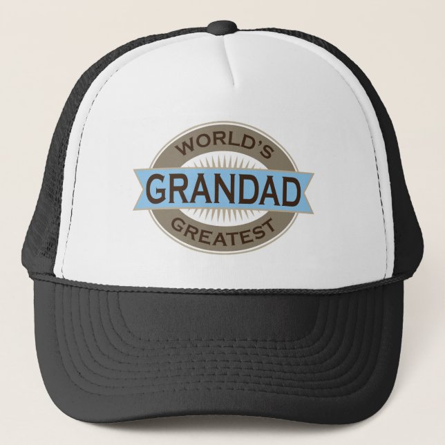 Weltbester Grandad Truckerkappe (Vorderseite)