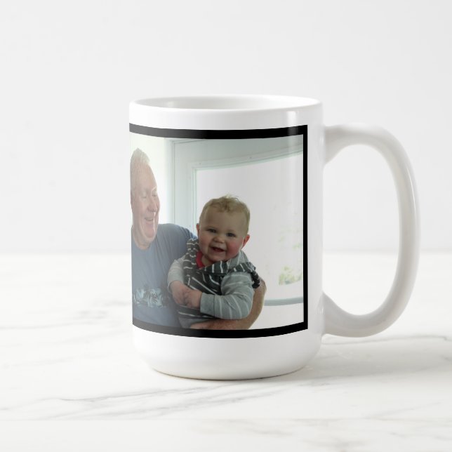 Weltbester Großvater mit Bild Kaffeetasse (Rechts)