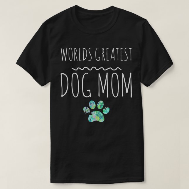 Weltbester Hund Mama Geschenk Hauseigentümerpfeife T-Shirt (Design vorne)