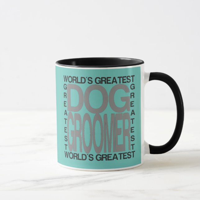 Weltbester HundeGroomer Tasse (Rechts)