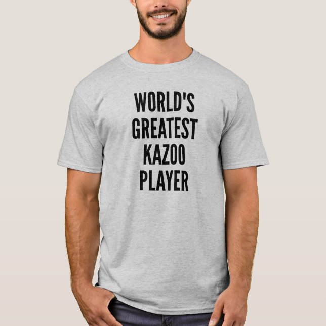 Weltbester Kazoo Player T-Shirt (Vorderseite)