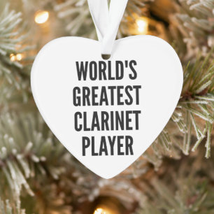 Weltbester Klarinettenspieler Ornament