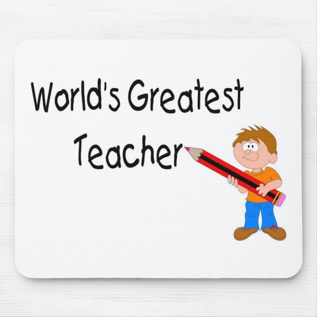 Weltbester Lehrer Mousepad (Vorne)