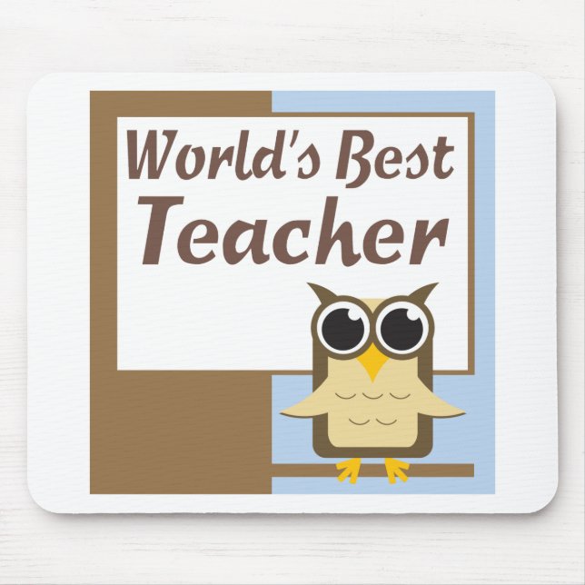 Weltbester Lehrer Mousepad (Vorne)