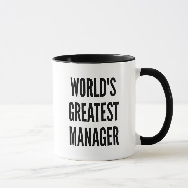 Weltbester Manager Tasse (Rechts)