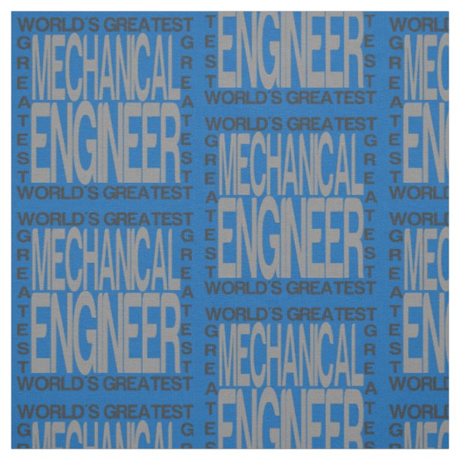 Weltbester Maschinenbauingenieur Stoff (Muster)