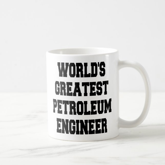 Weltbester Ölingenieur Kaffeetasse (Rechts)