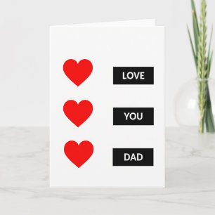 Weltbester Papa Ich liebe dich Karte
