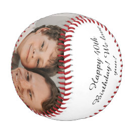 'Weltbester Papa' Personalisiertes Geburtstagsgesc Baseball
