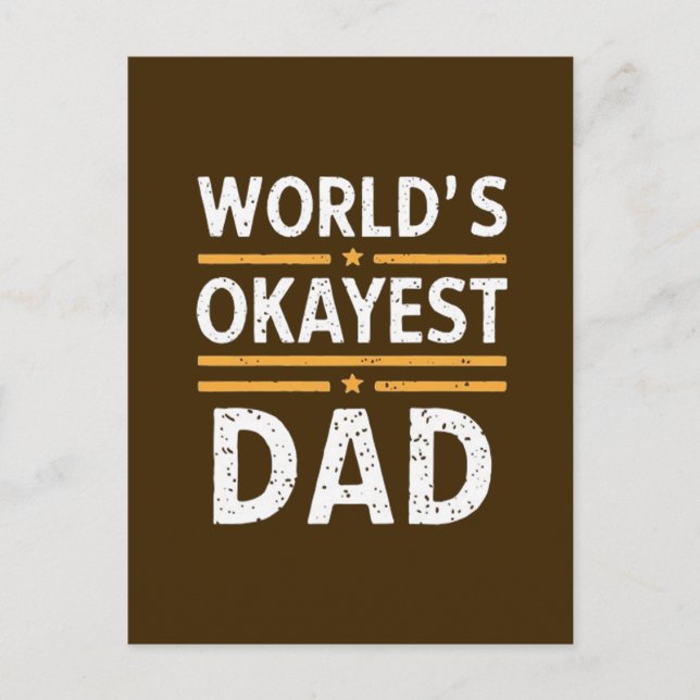Weltbester Papa  Postkarte (Vorderseite)