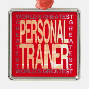 Weltbester Personal Trainer Ornament Aus Metall
