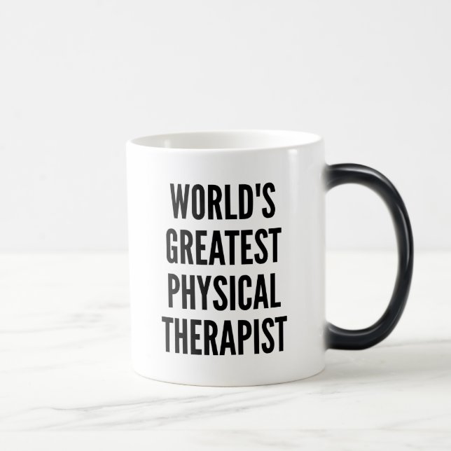 Weltbester Physiotherapeut Verwandlungstasse (Rechts)