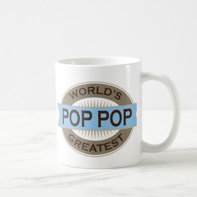 Weltbester Pop-Pop Kaffeetasse (Rechts)