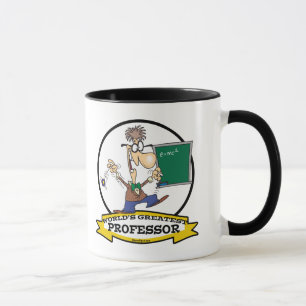 WELTBESTER PROFESSOR MÄNNER CARTOON TASSE