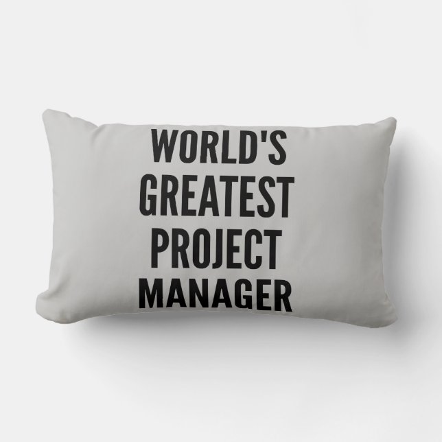 Weltbester Projektmanager Lendenkissen (Vorderseite)