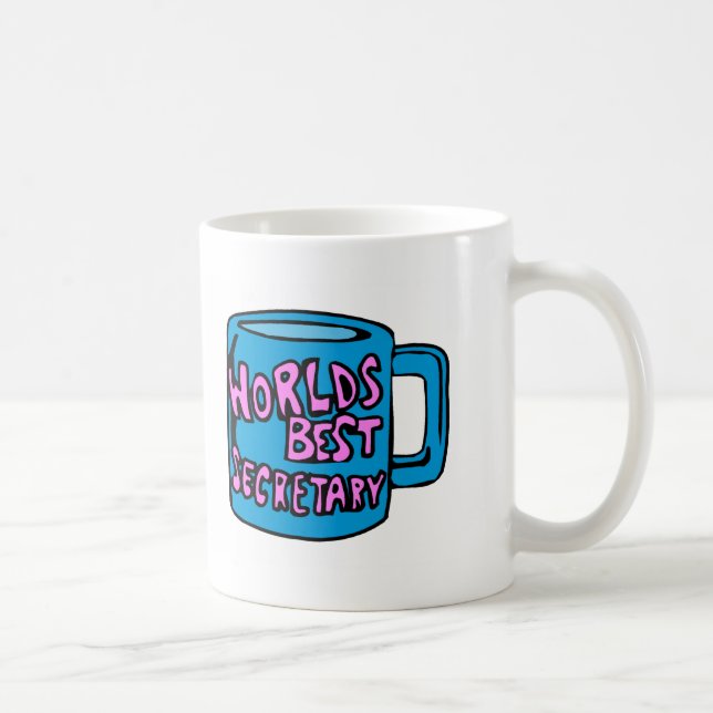 Weltbester Sekretär Kaffeetasse (Rechts)
