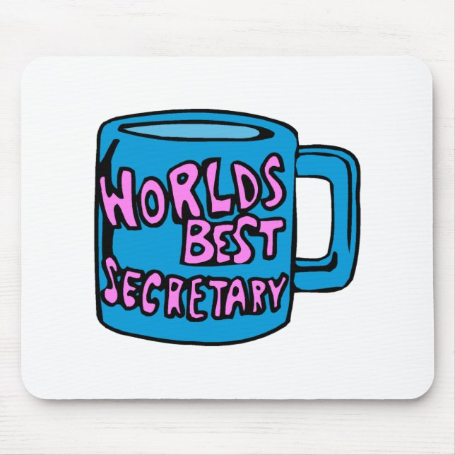 Weltbester Sekretär Mousepad (Vorne)