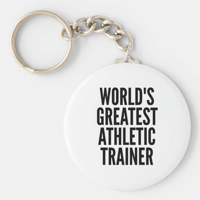 Weltbester Sporttrainer Schlüsselanhänger (Vorne)