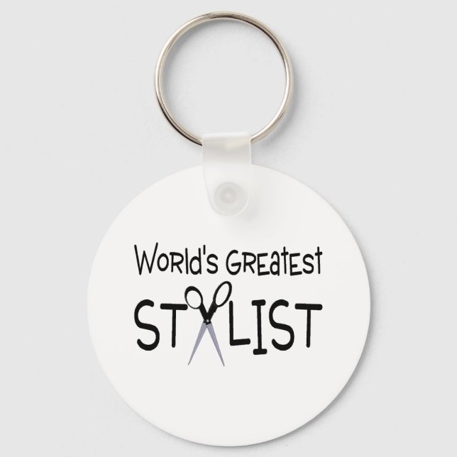 Weltbester Stylist Schlüsselanhänger (Vorderseite)