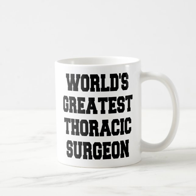 Weltbester Thoraxchirurg Kaffeetasse (Rechts)