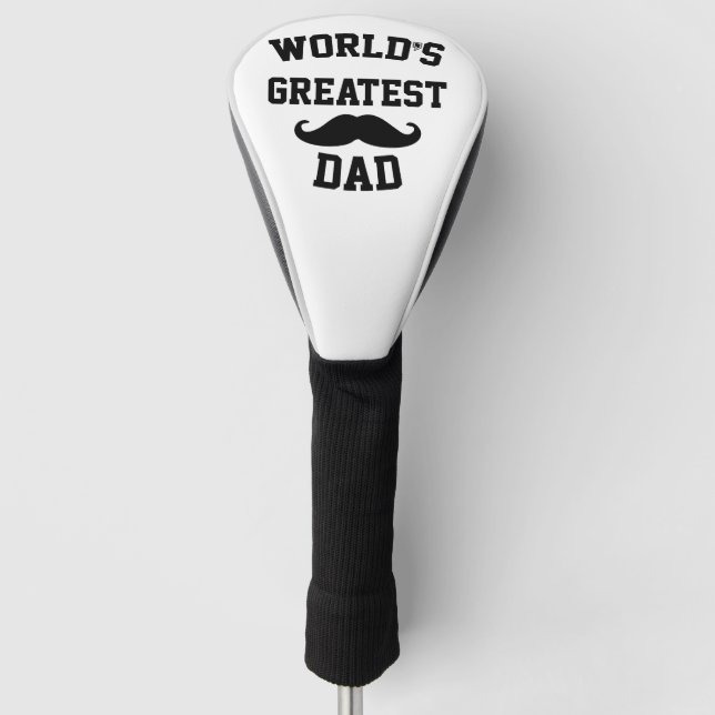 Weltbester Vater Golf Headcover (Vorderseite)