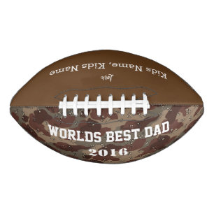 Weltbester Vater, individuell anpassbar Football