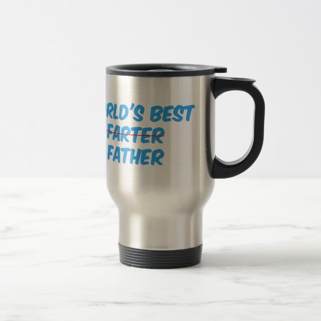 Weltbester Vater Reisebecher (Rechts)