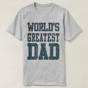 Weltbester Vater verblaßte T-Shirt