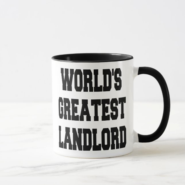 Weltbester Vermieter Tasse (Rechts)