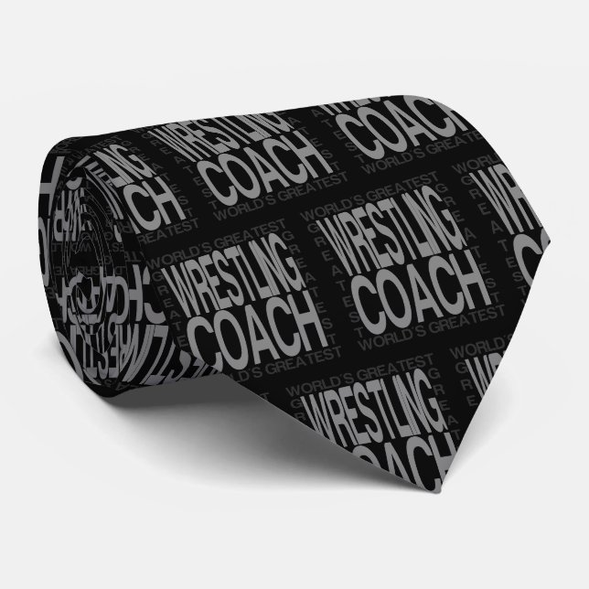 Weltbester Wrestling Coach Neck Tie Krawatte (Gerollt)
