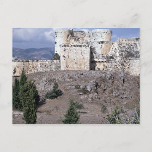 Weltbesterhaltene Kreuzfahrerburg Krak des C Postkarte