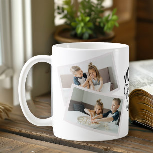 Weltbestes 4-Foto-Custom-Kollage Kaffeetasse