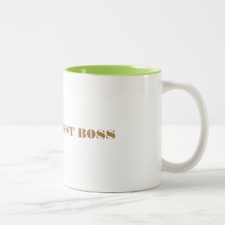 WELTBESTES BOSS. ZWEIFARBIGE TASSE