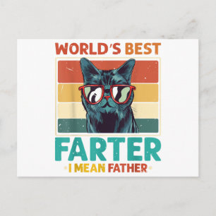 Weltbestes Fürz-er Ich meine Vater T-Shirt Beste K Postkarte