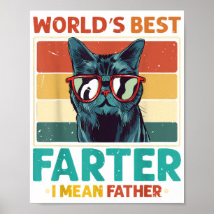 Weltbestes Fürzender Ich meine Vater T-Shirt Beste Poster