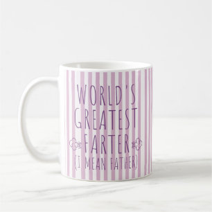 Weltbestes Furzender (ich meine Vater) Tasse für P