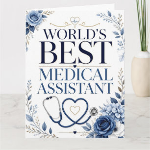 Weltbestes Geschenk zur Wertschätzung für Medizini Dankeskarte