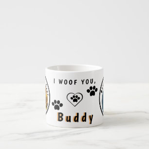 Weltbestes Hund-Vater-Foto für Personalisierte Hau Espressotasse