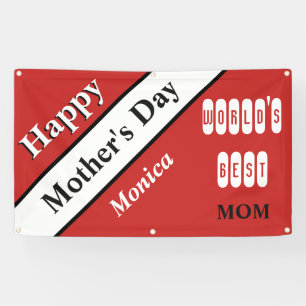 Weltbestes Mama-Rot Banner