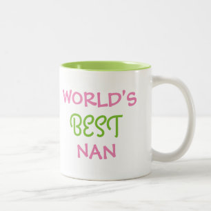 Weltbestes Nan-Tasse Zweifarbige Tasse