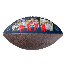 WELTBESTES PAPA-Foto Personalisiert Football